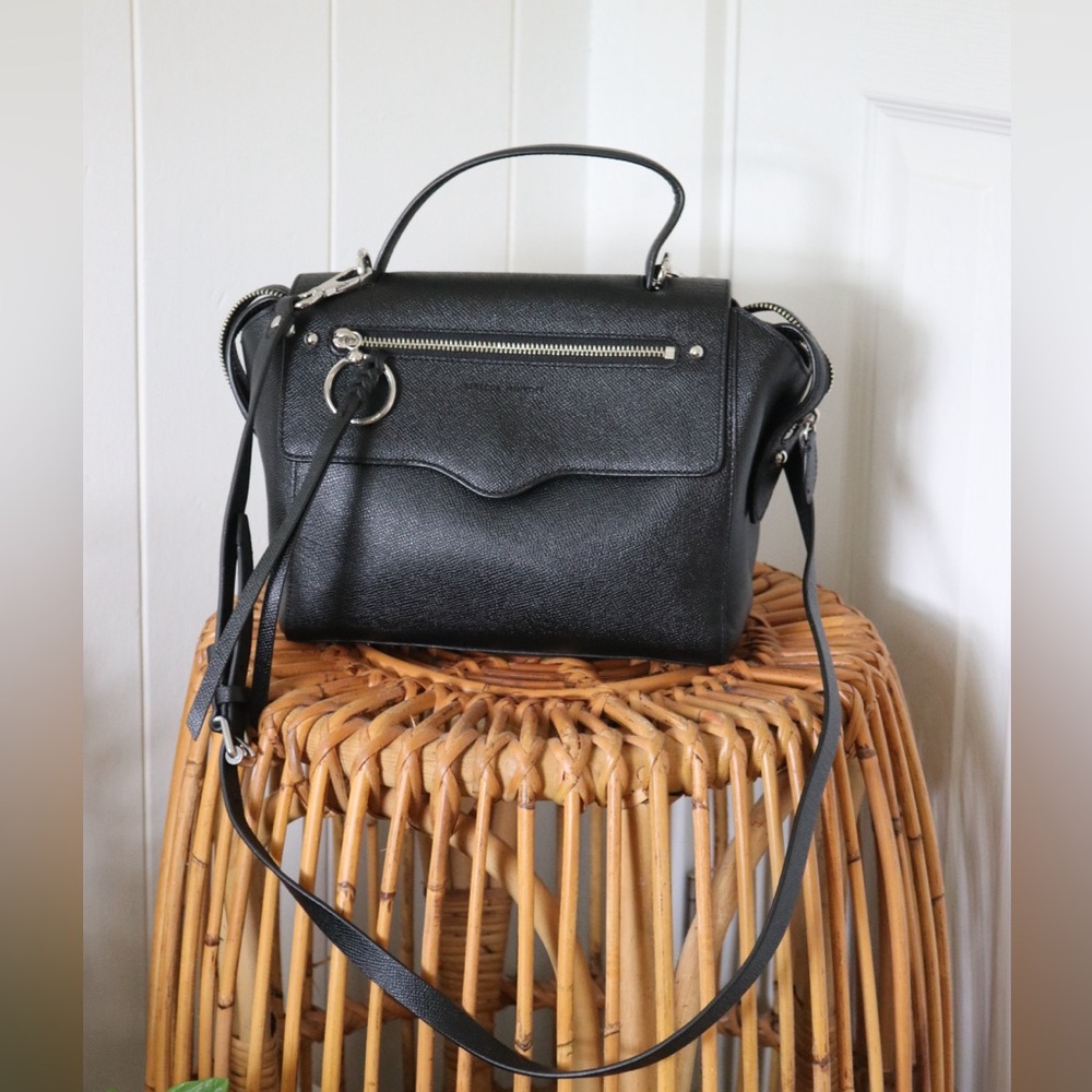 Rebecca Minkoff Black Leather Satchel Purse